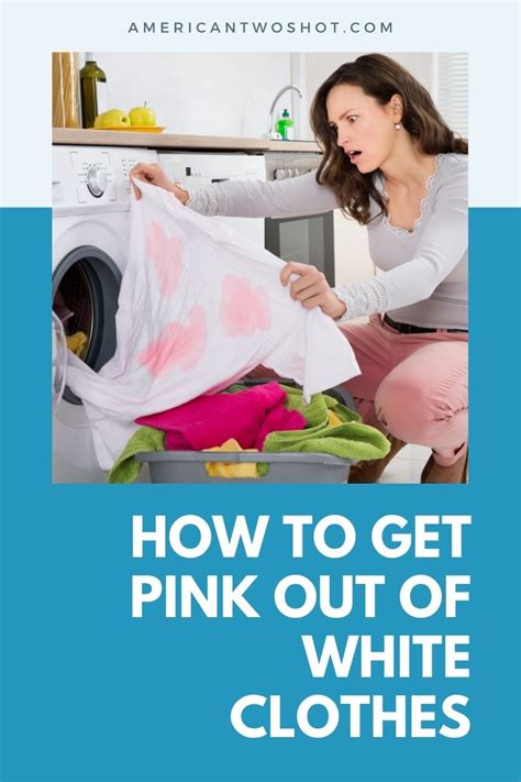 How to get pink out of white clothes. Things To Know About How to get pink out of white clothes. 
